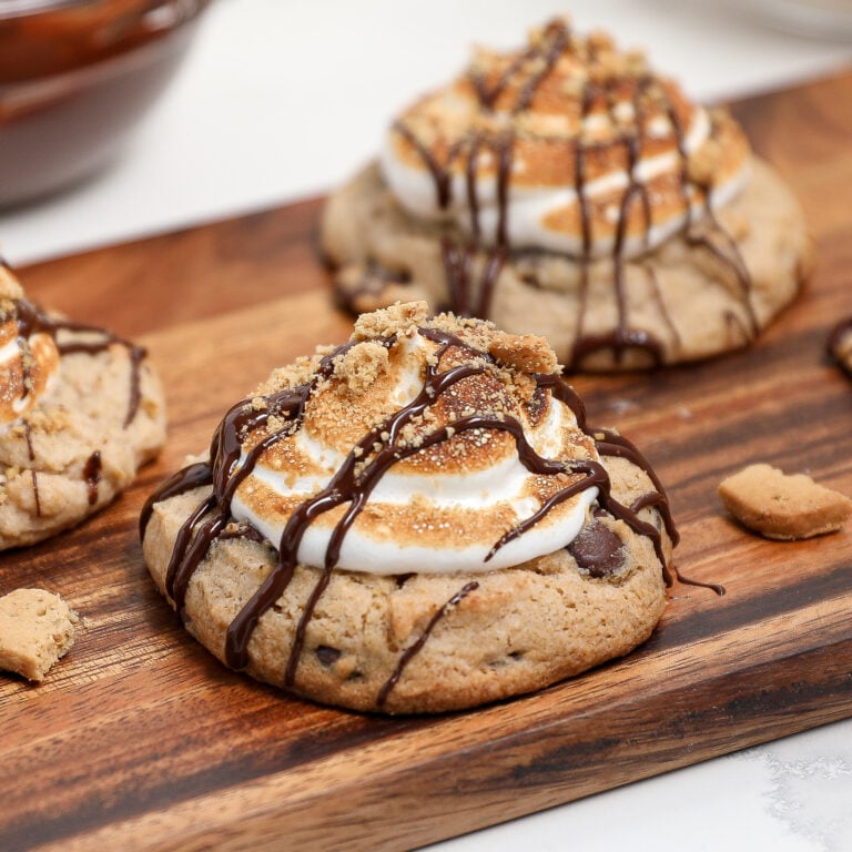 S’mores Banana Cookies