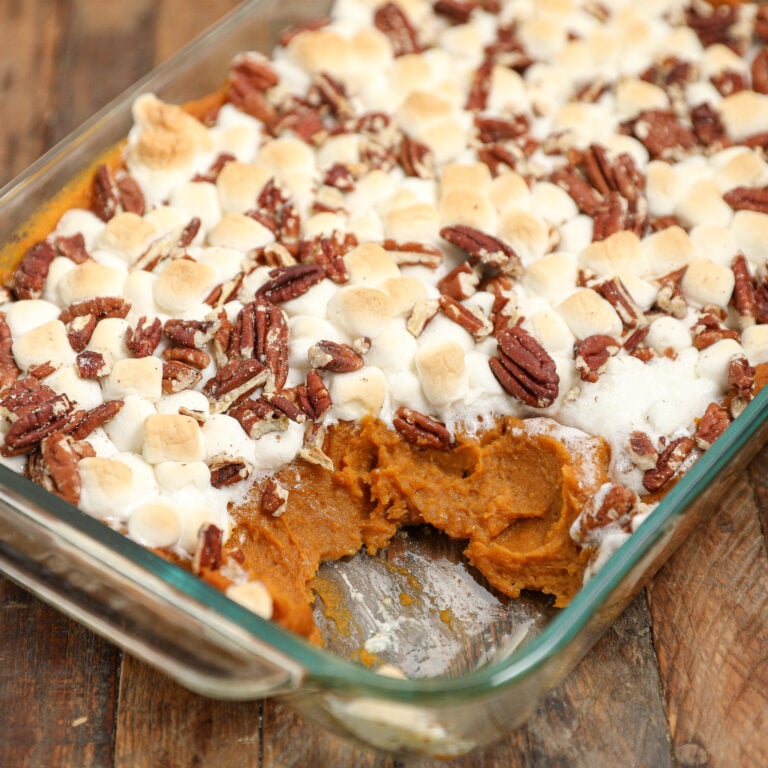Sweet Potato Casserole with Marshmallows