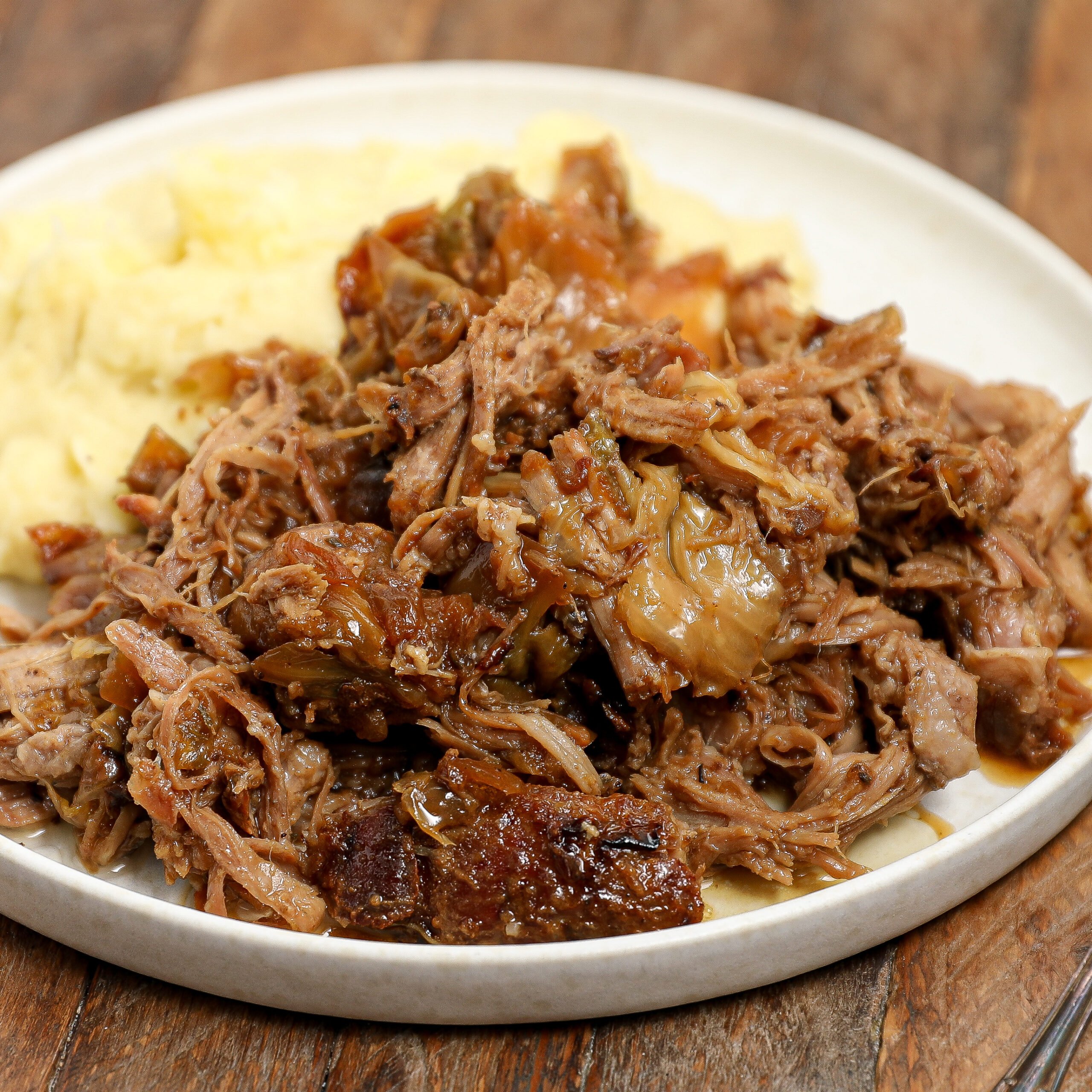 Easy Apple Cider Pork Roast with Cabbage
