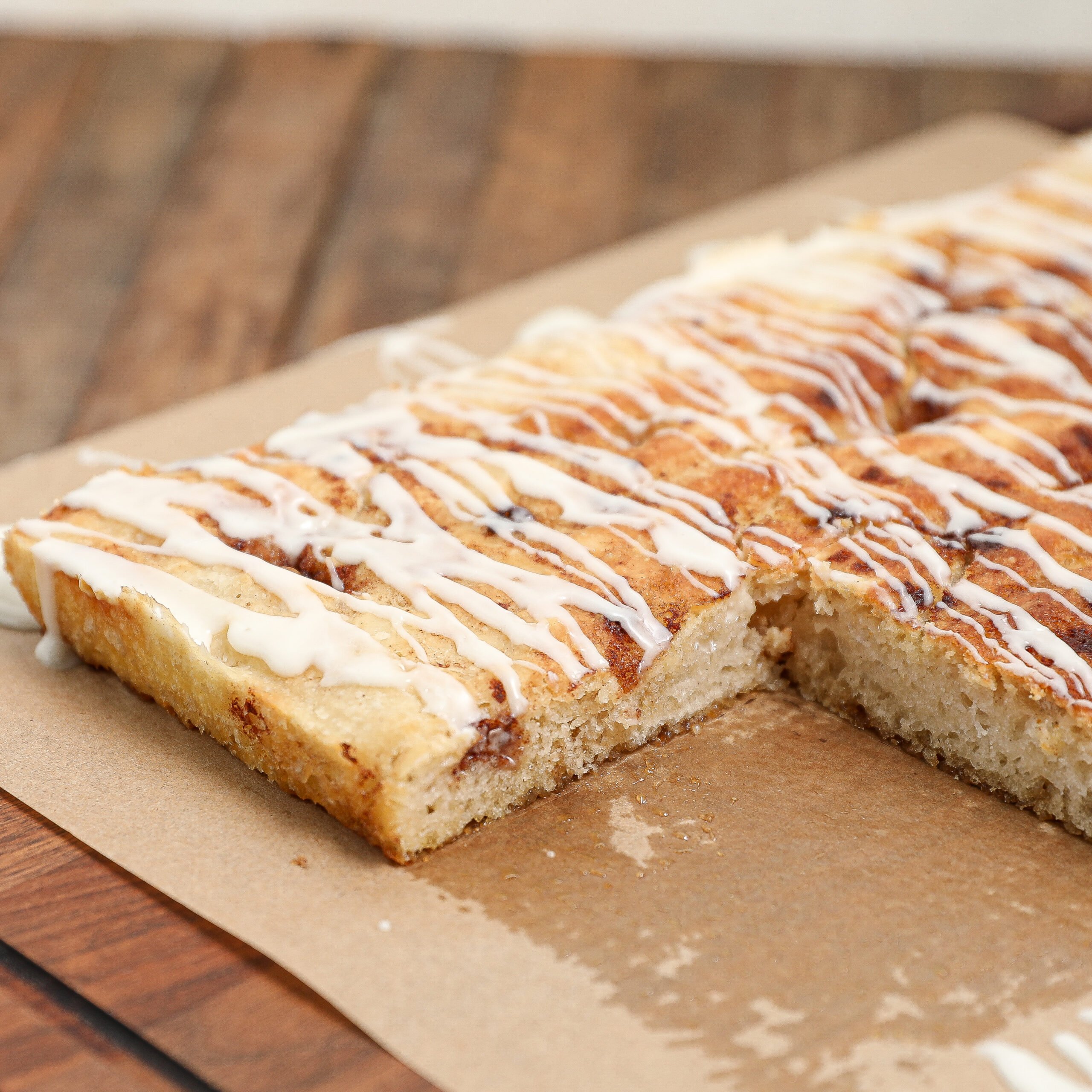 The Easiest Cinnamon Roll Focaccia