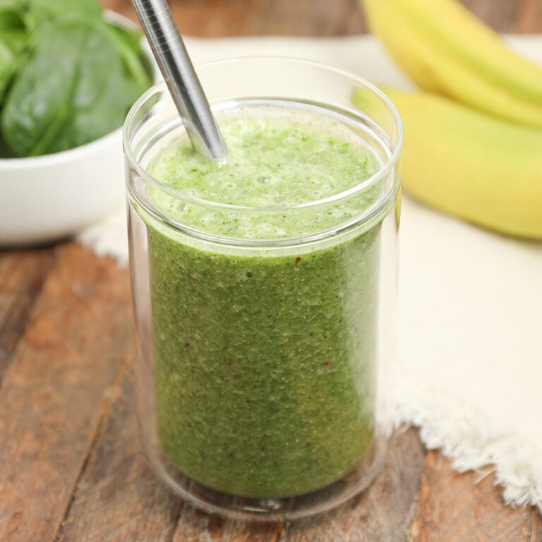 Pineapple Green Smoothie with Protein