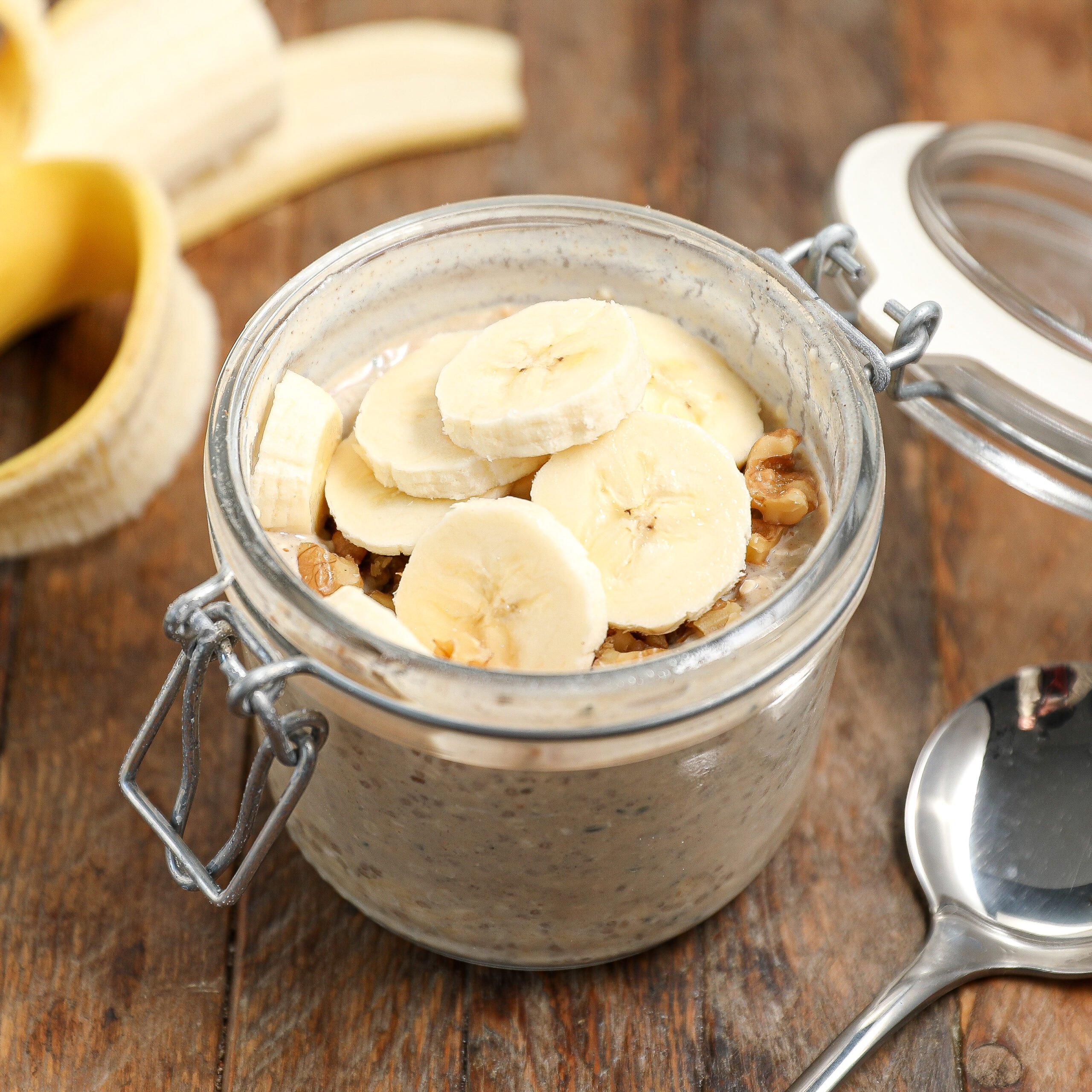 Banana Bread Overnight Oats