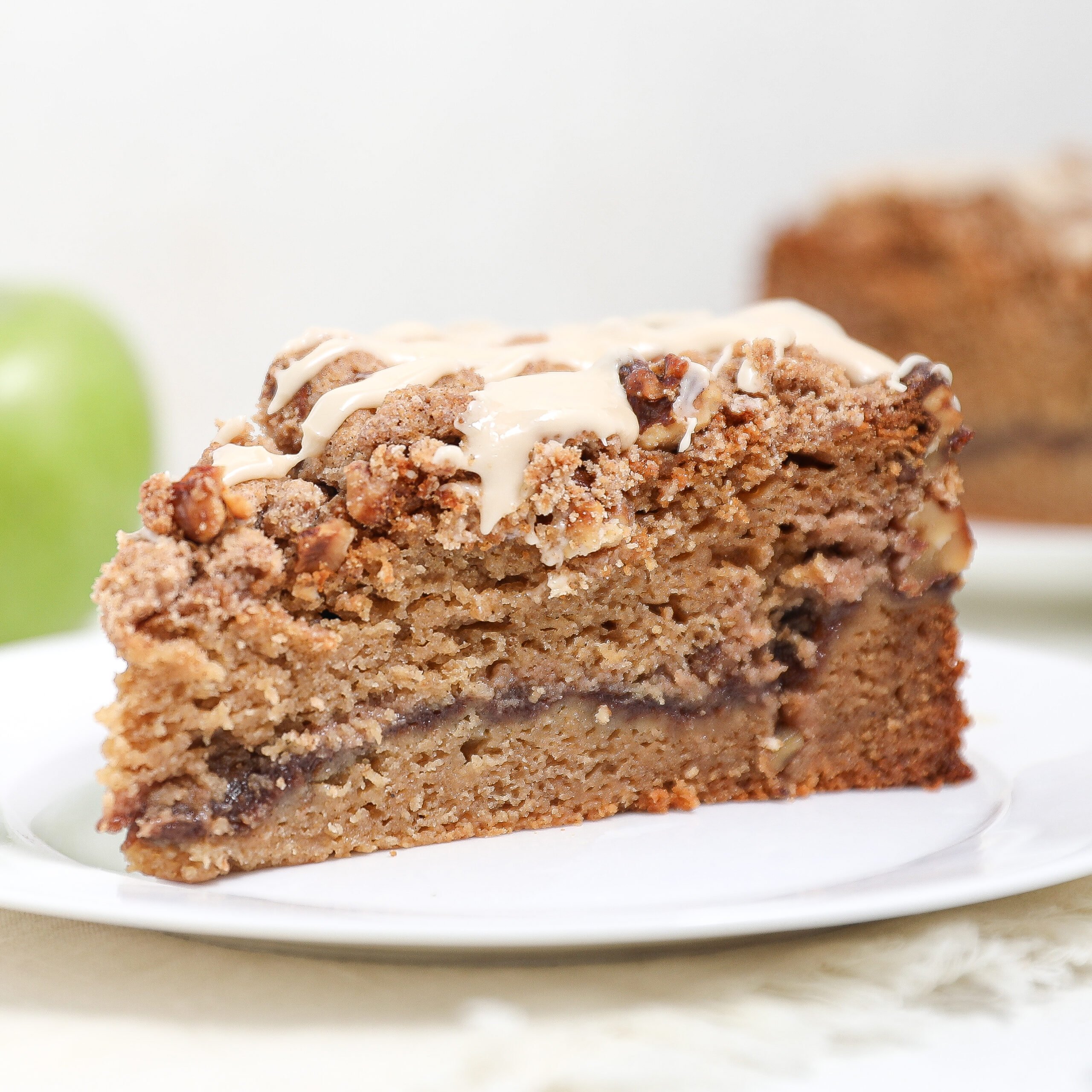 Apple Butter Coffee Cake with Bourbon
