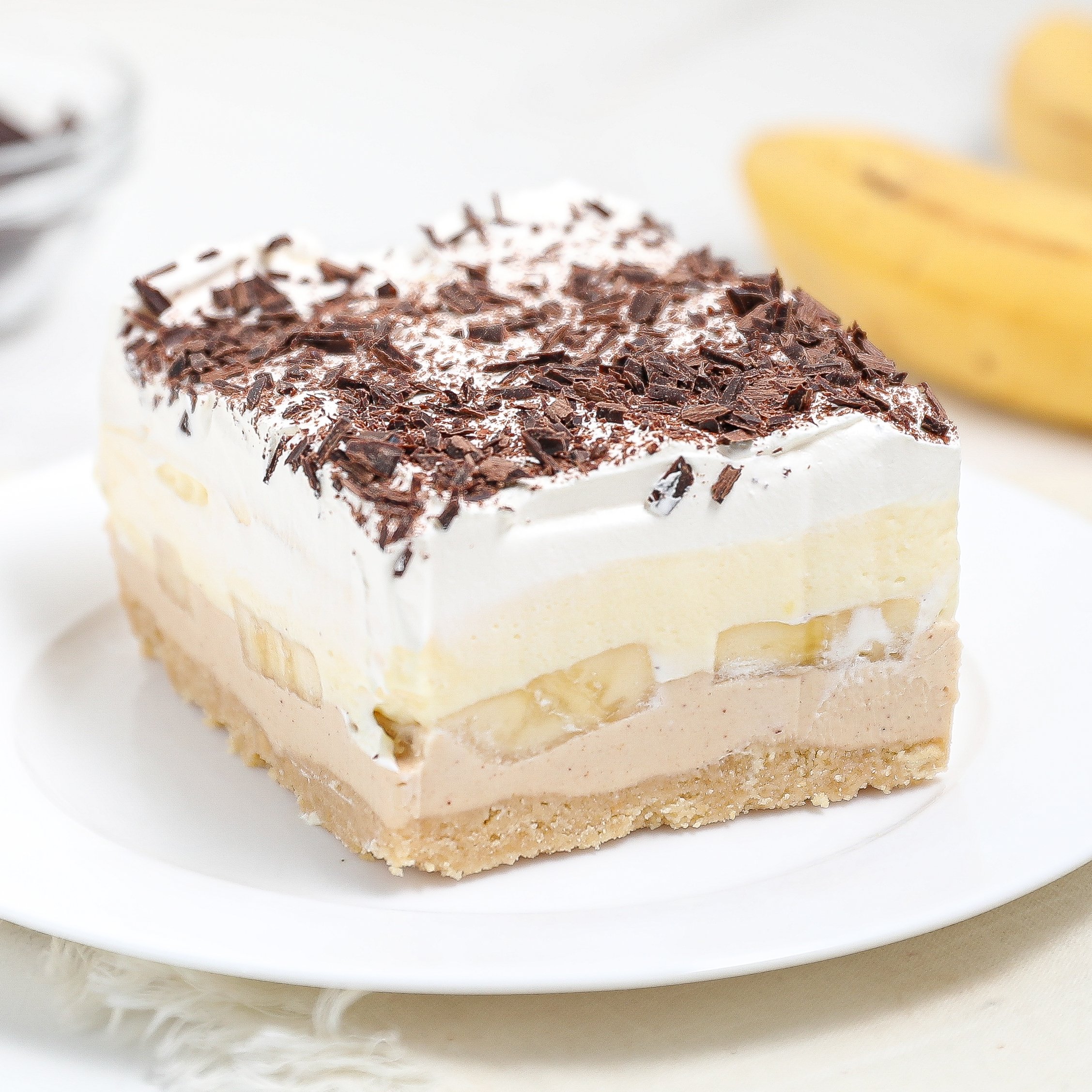No-Bake Peanut Butter Banana Cream Pie