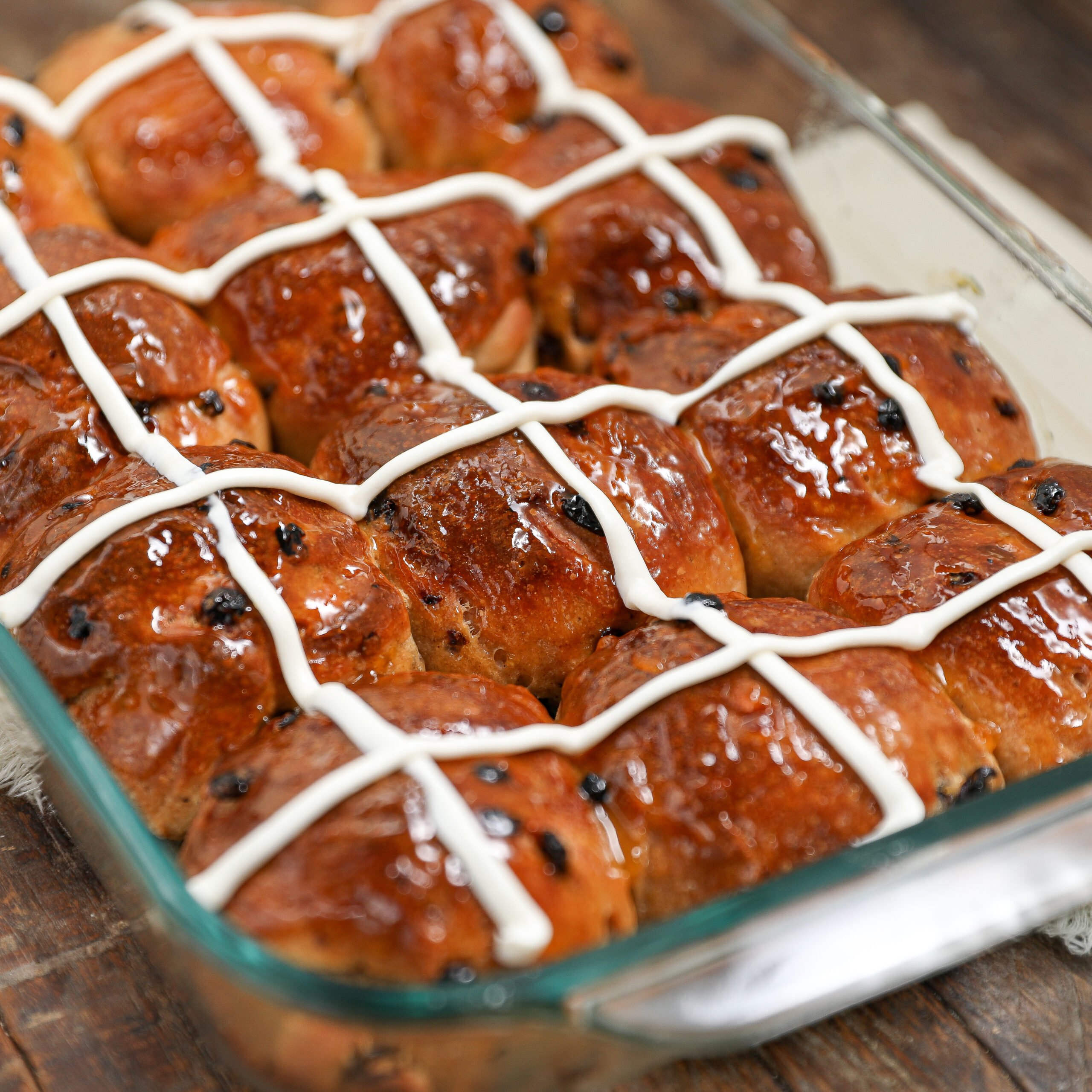 Sourdough Hot Cross Buns