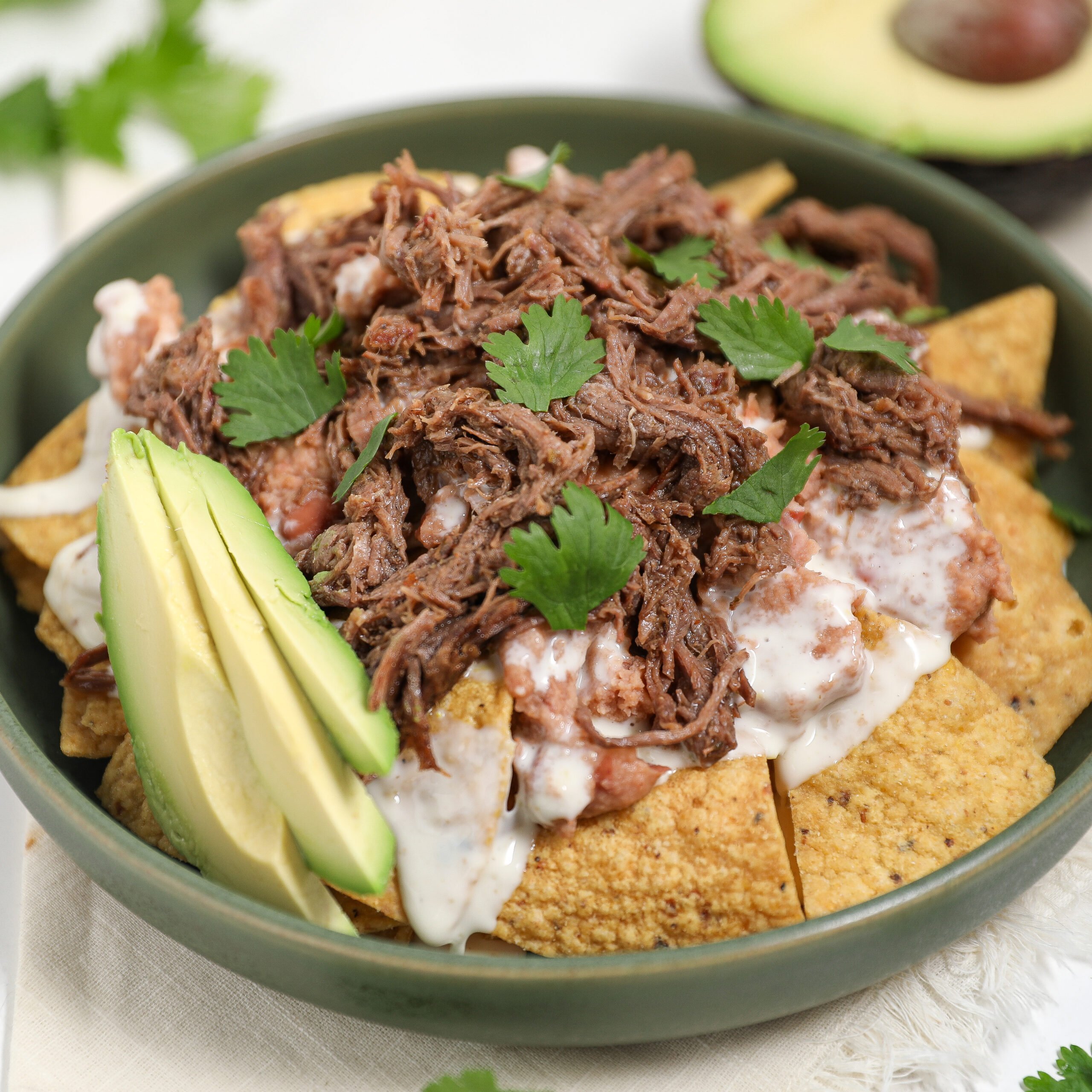 Barbacoa Beef Nachos