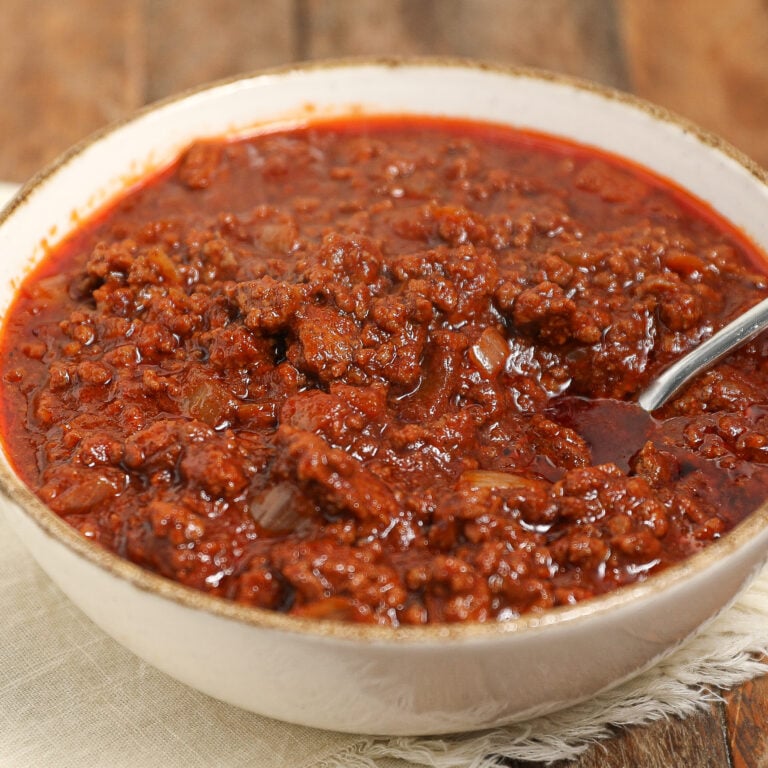 Homemade Hot Dog Chili Sauce