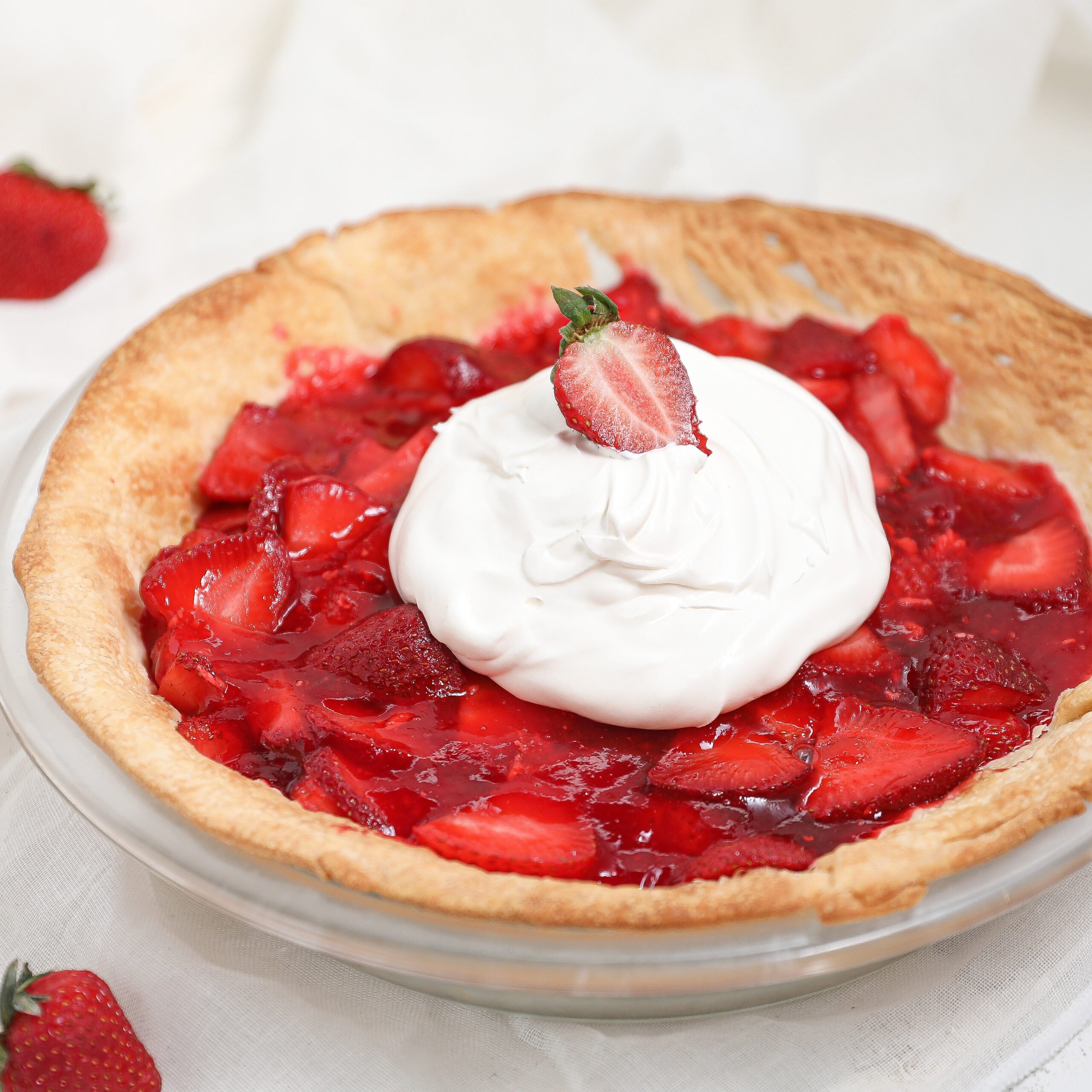 Easy Fresh Strawberry Pie