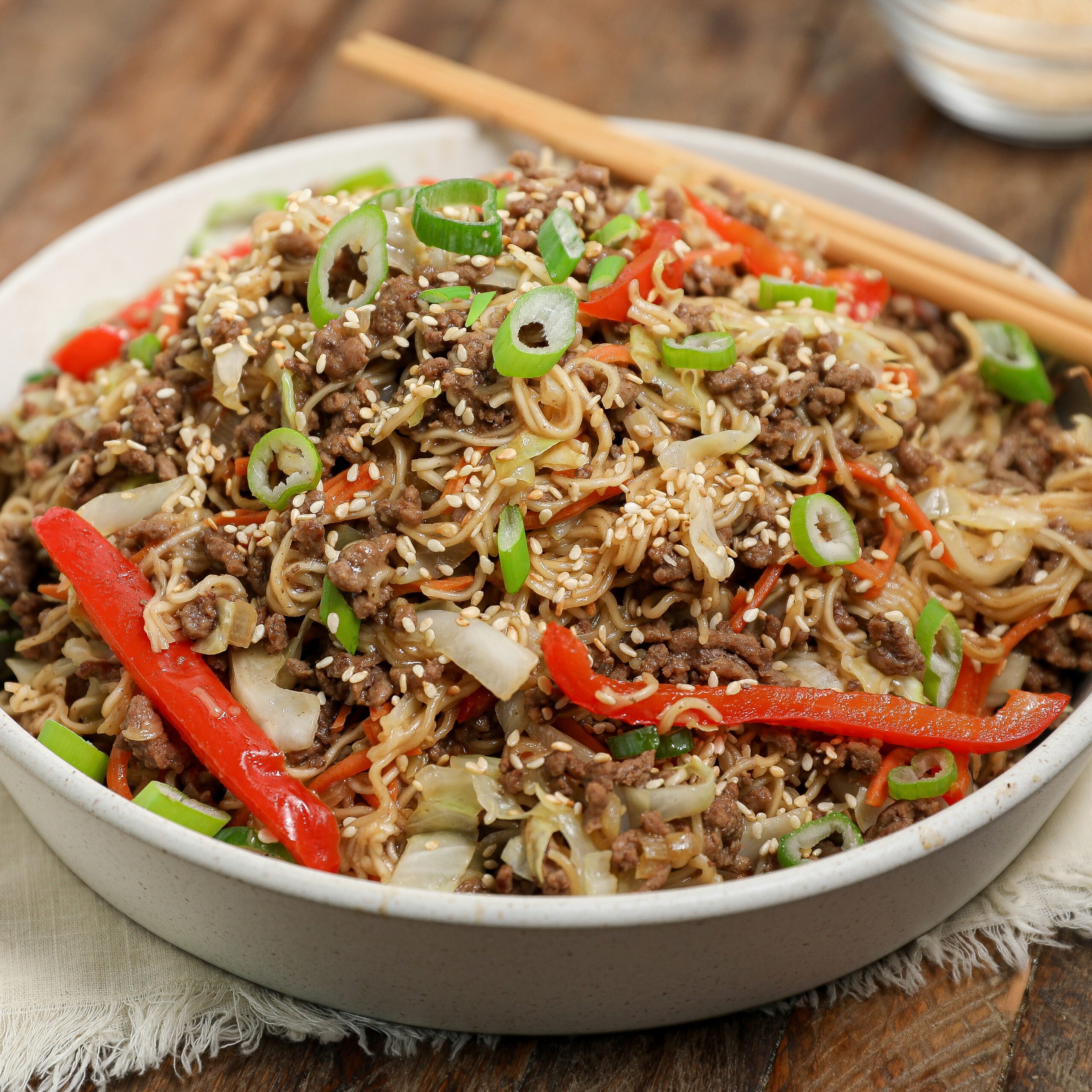 One Pot Beef Ramen (Less Than 30 Minutes!)