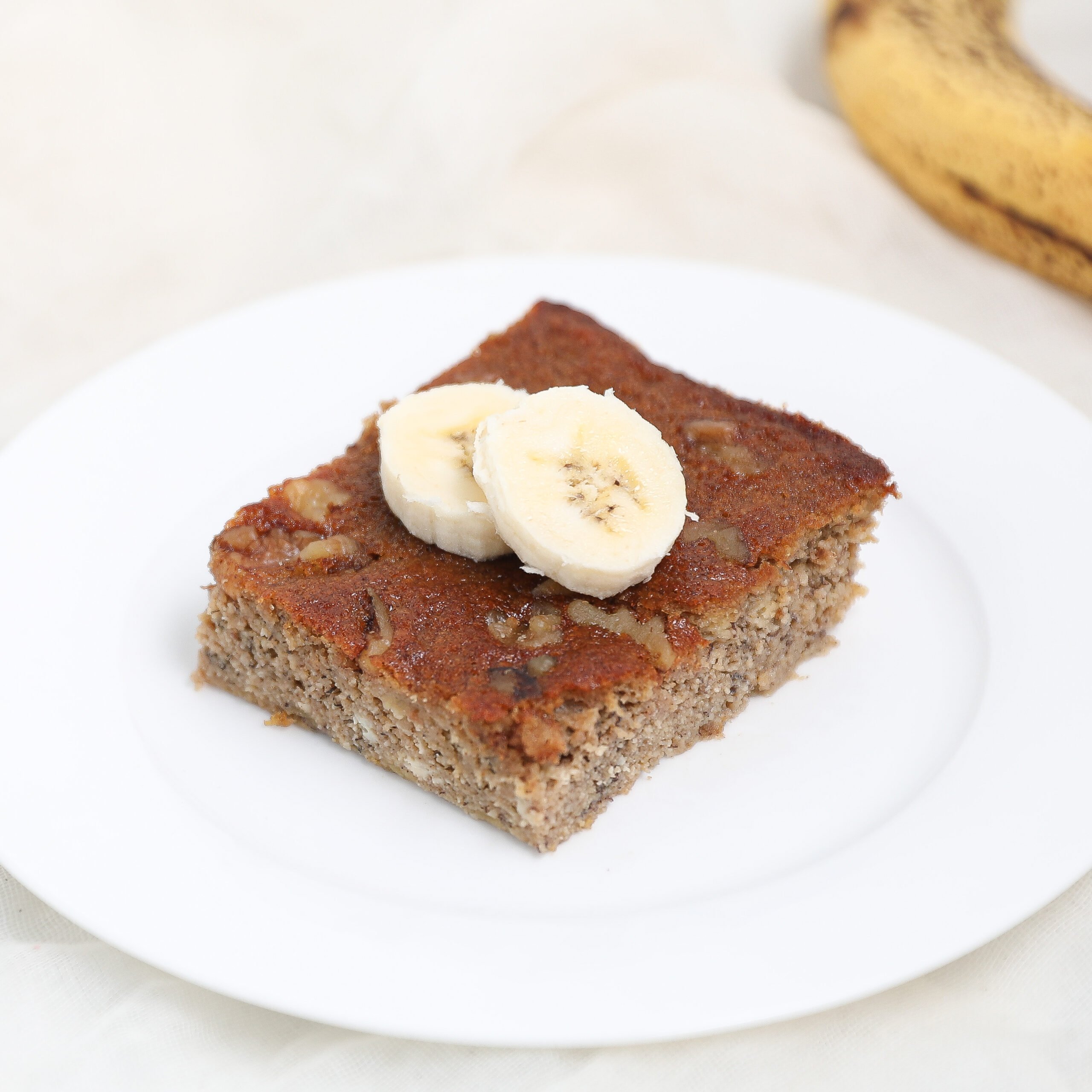 Healthy Banana Snack Cake