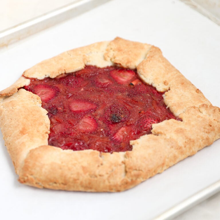 Strawberry Rhubarb Galette