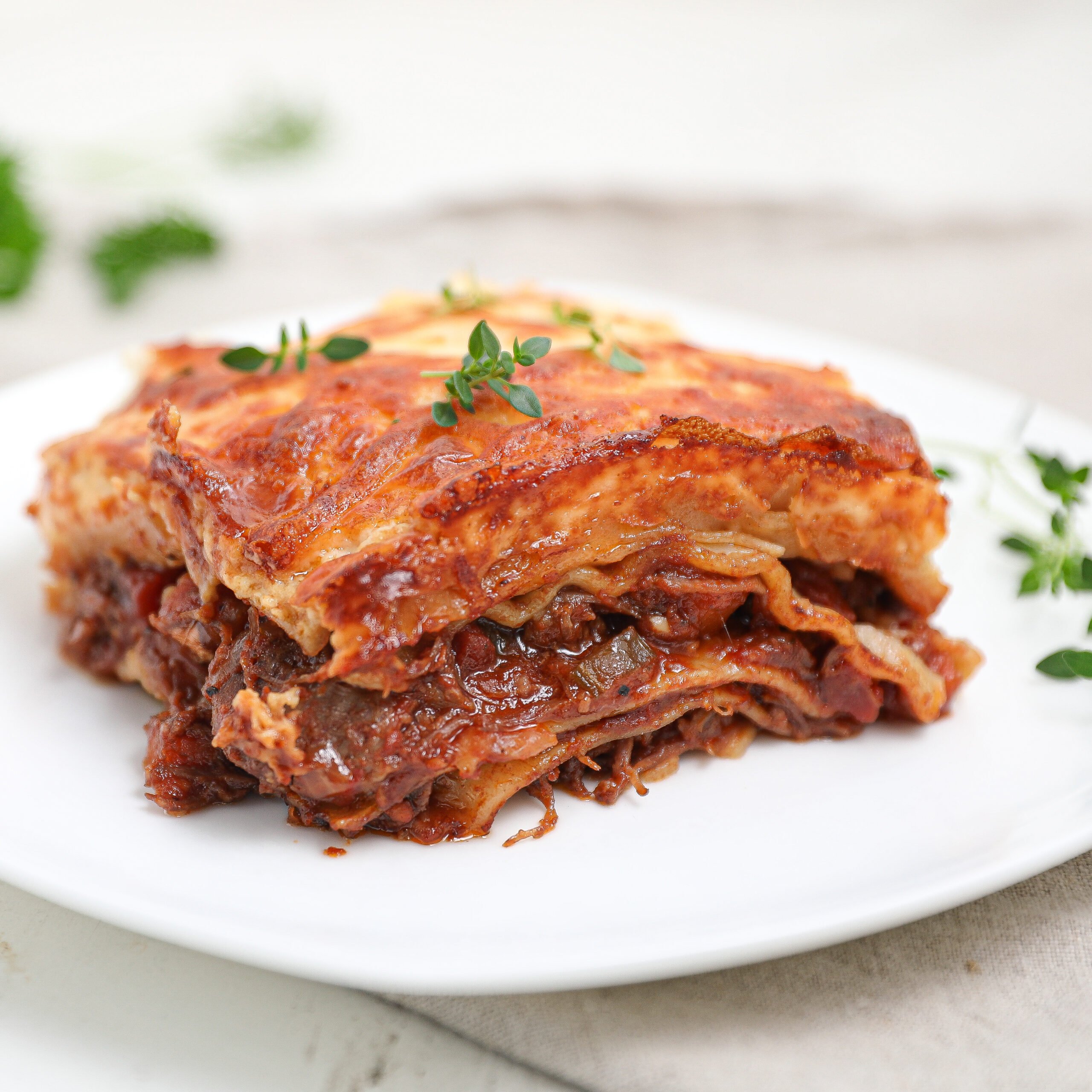 Beef Short Rib Ragu Lasagna with Béchamel Sauce