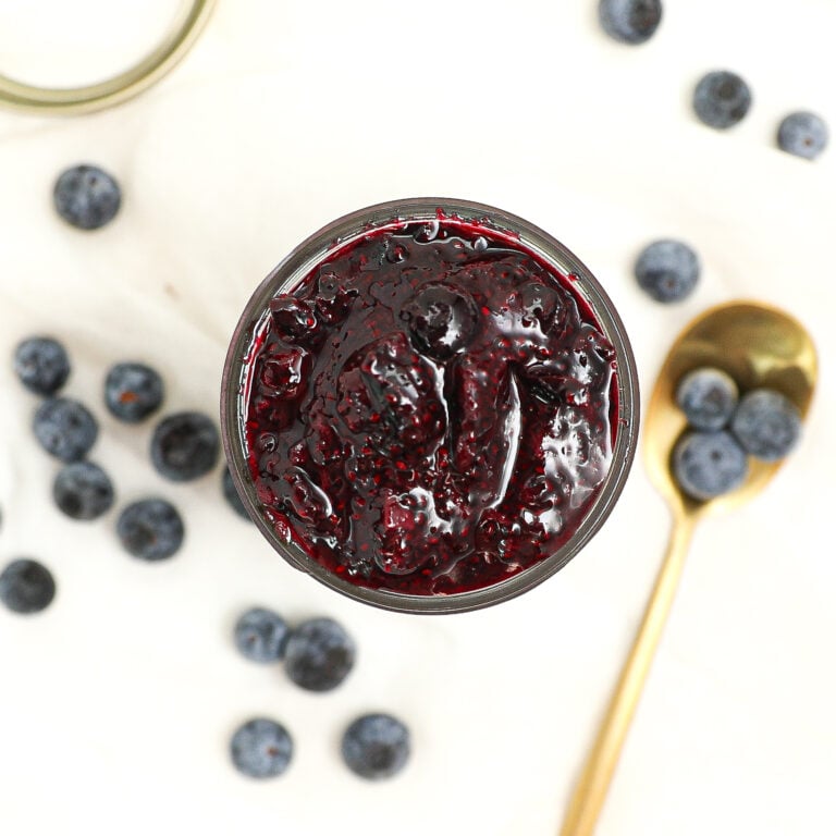 Blueberry Chia Jam (No Refined Sugar)