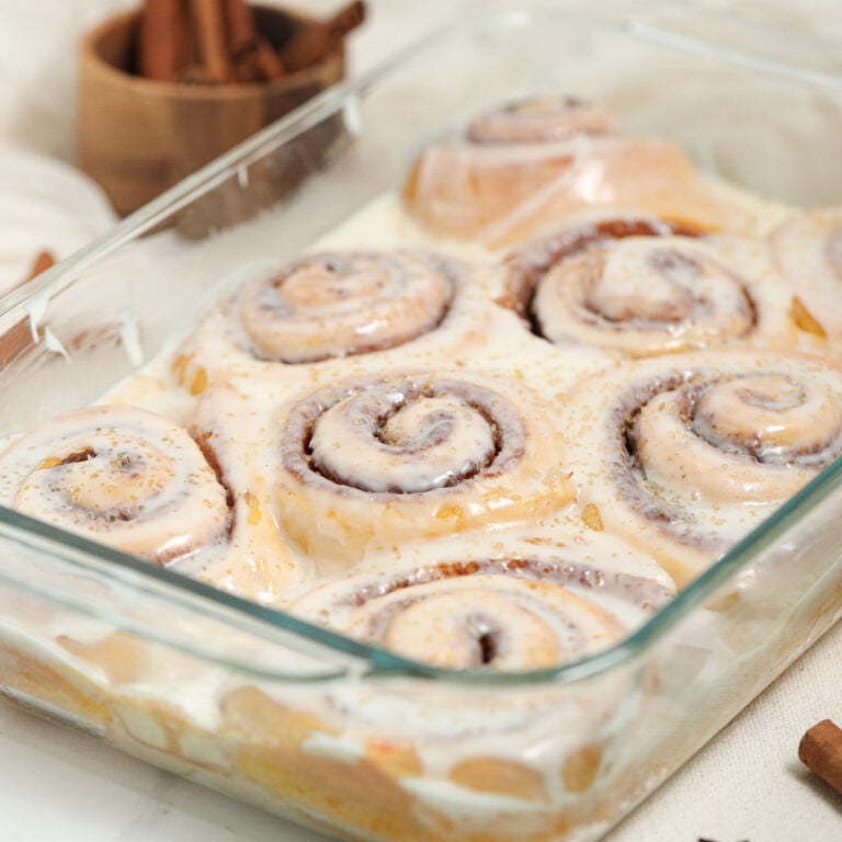 Sweet Potato Cinnamon Rolls with Maple Frosting Glaze