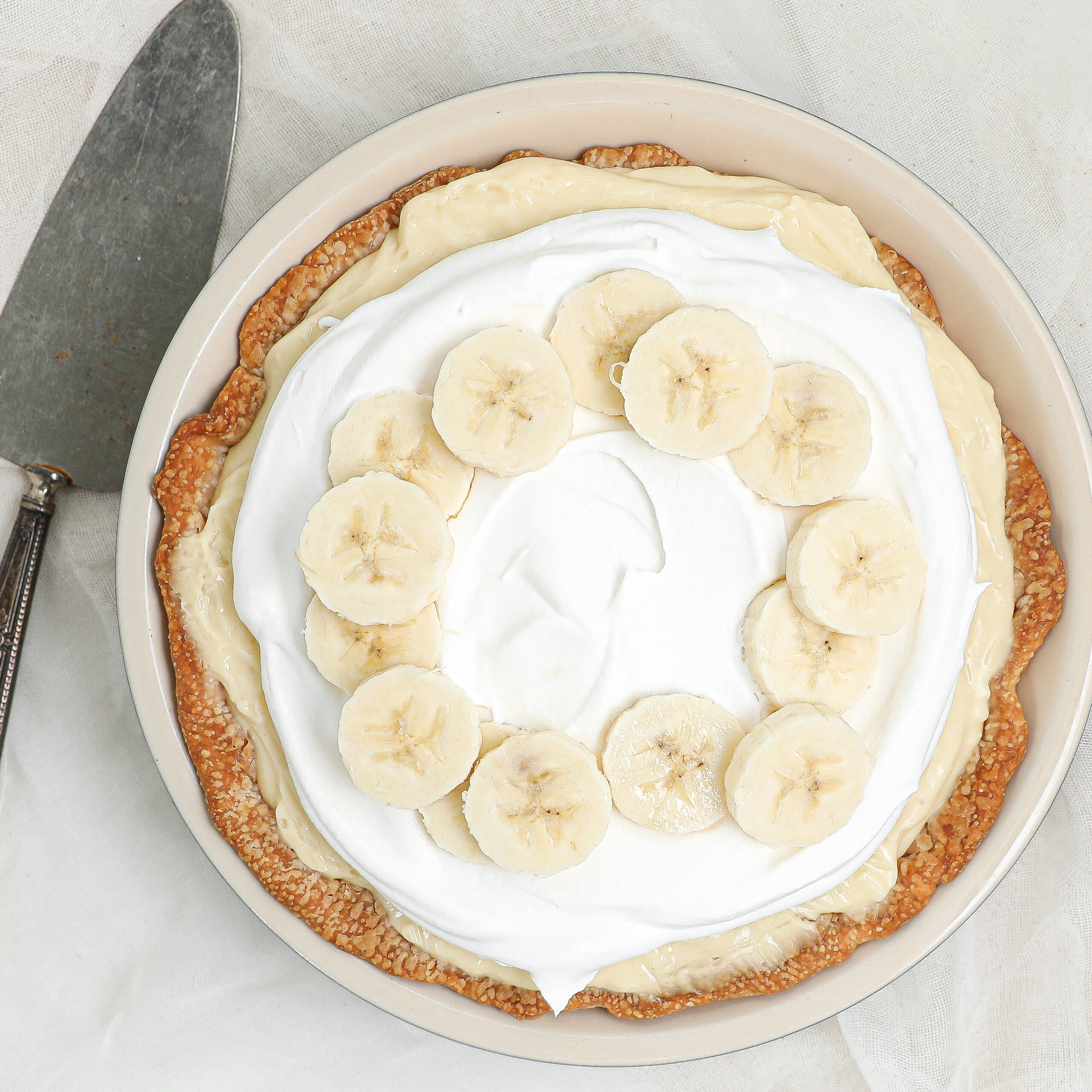 Classic Banana Cream Pie with Homemade Banana Pudding
