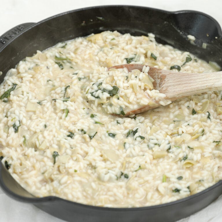 Spinach and Artichoke Risotto