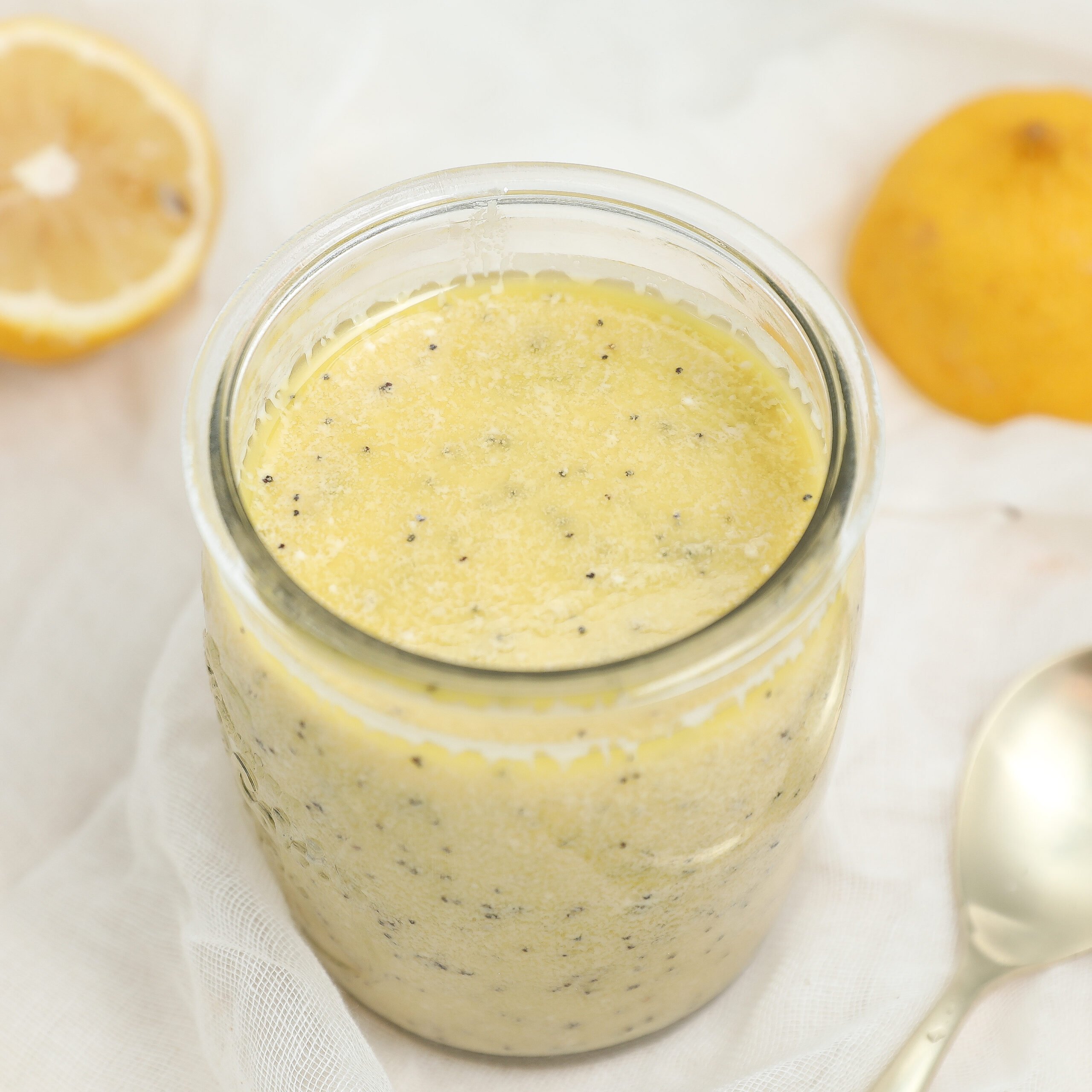 Easy Homemade Lemon Poppy Seed Dressing in 5 Minutes
