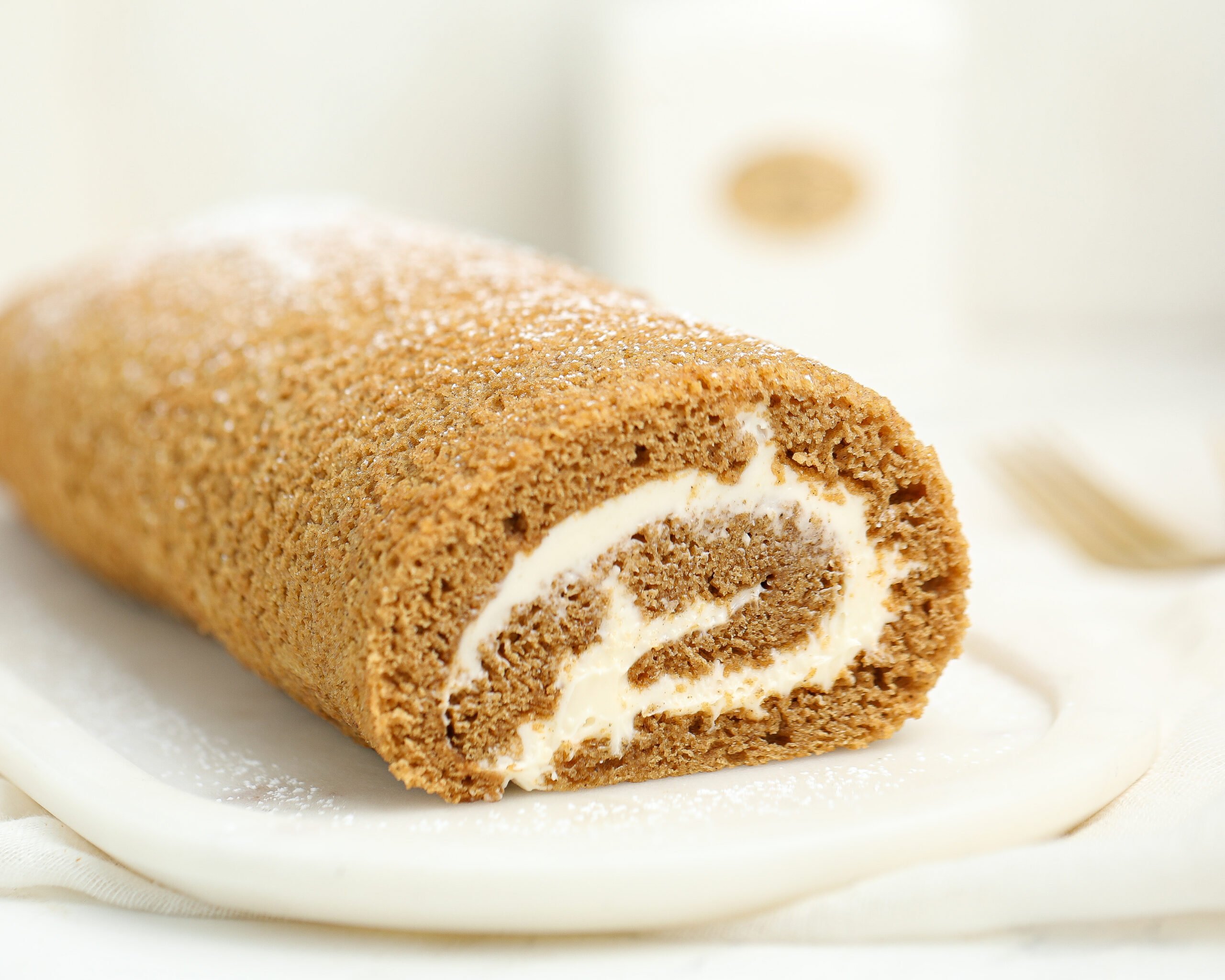 Cozy Sweet Potato Roll with Creamy Maple Frosting