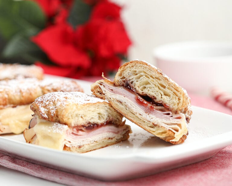 Croissant Monte Cristo Sandwich
