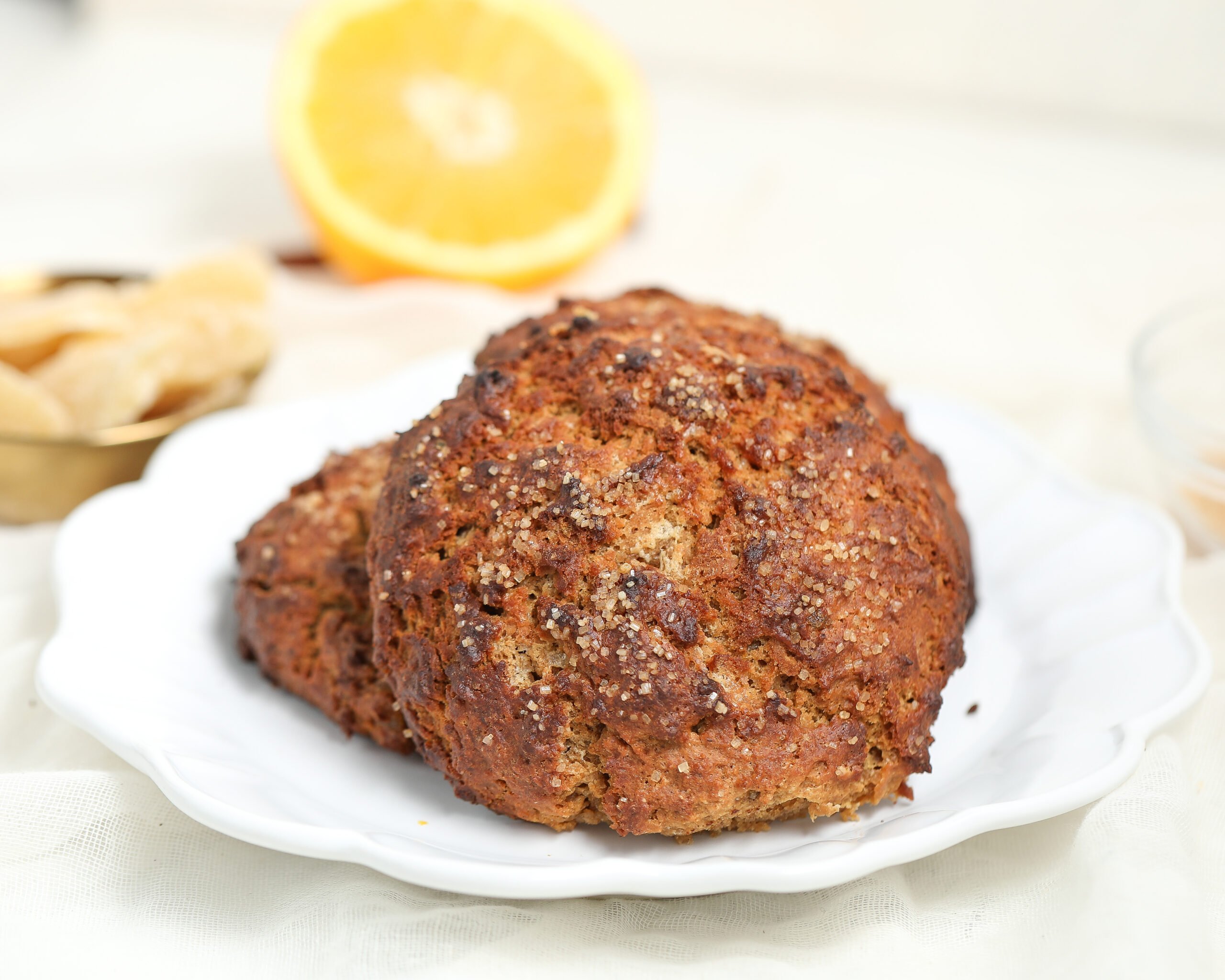 Gingerbread Cathead Biscuits
