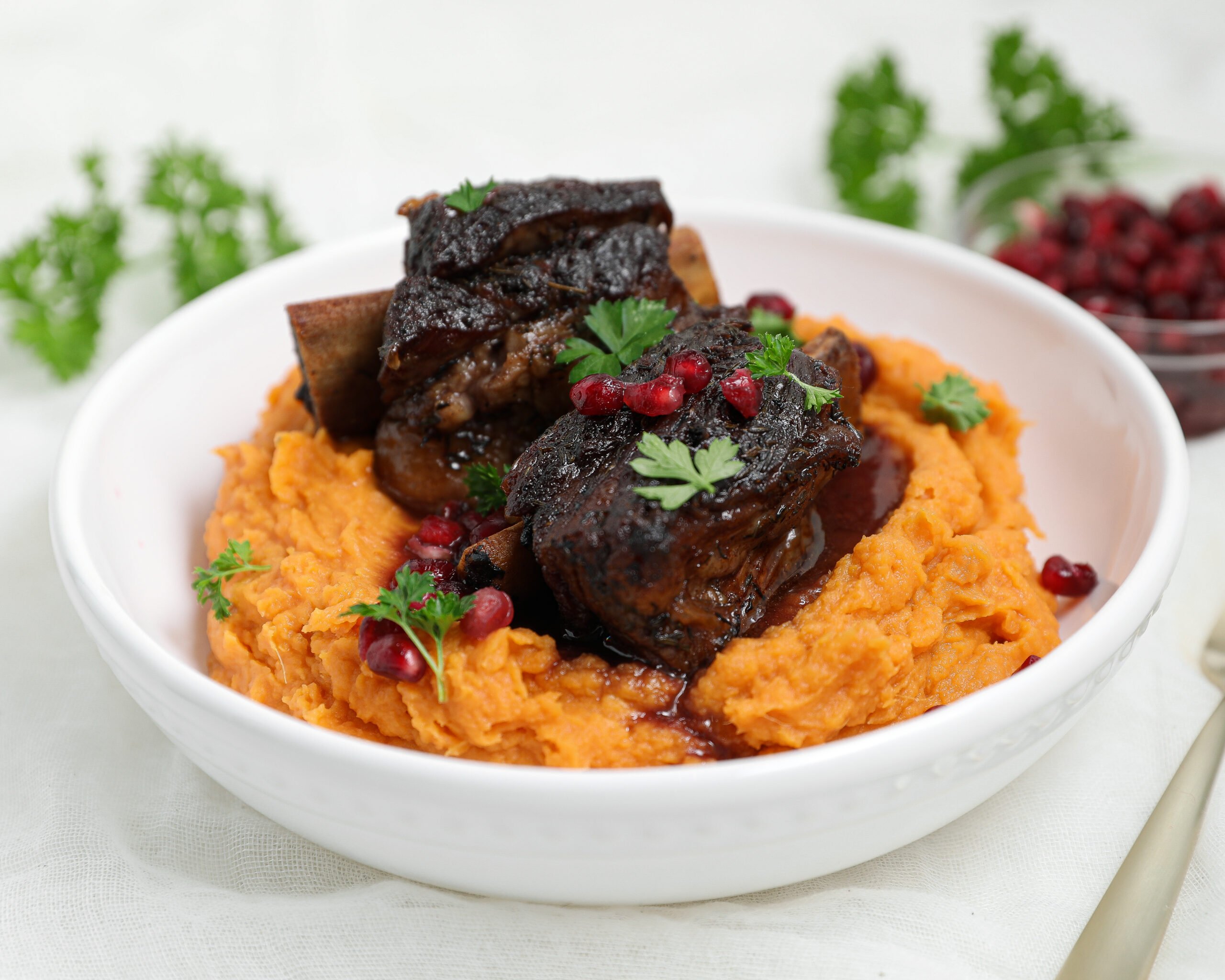 Pomegranate Beef Short Ribs (Fork-Tender, Rich, and Cozy)