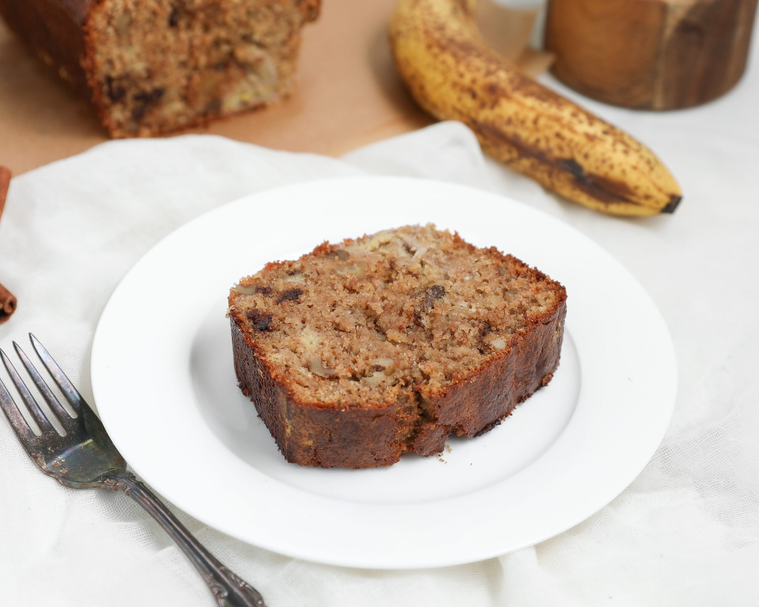 Protein Banana Bread (High Fiber, No Refined Sugar, Gluten Free)