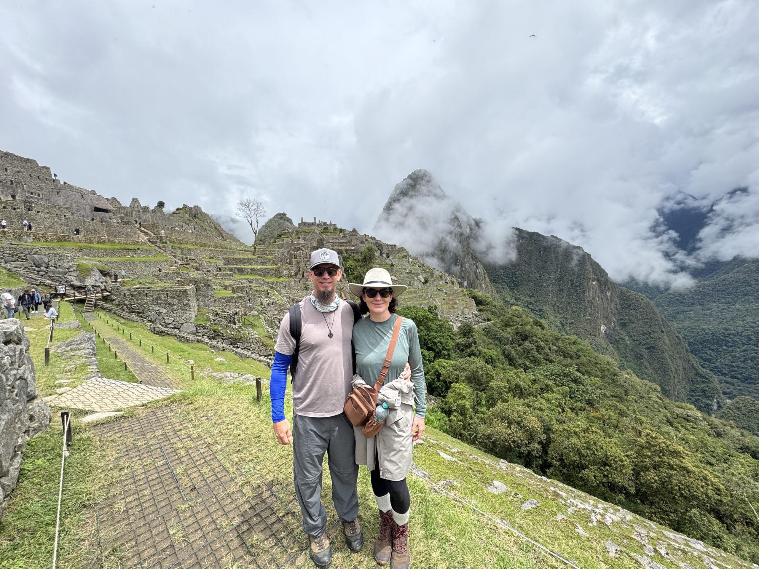 Joe and I on a mountain in Peru